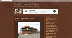 Desktop Screenshot of historic-hotels-lodges.com